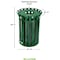 Alpine Industries 38 gal Round Outdoor Can, Green, Galvanized Steel, 27 in ALP479-38-GRN - alternate 7